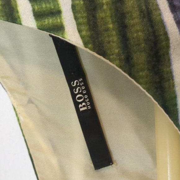 Hugo Boss "Derame" cotton/silk dress Sz M - Picture 4 of 10